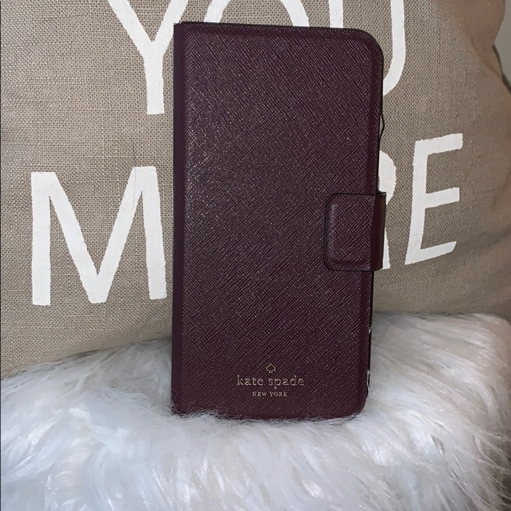 iPhone 6Plus Kate Spade Dark Purple Folio Case